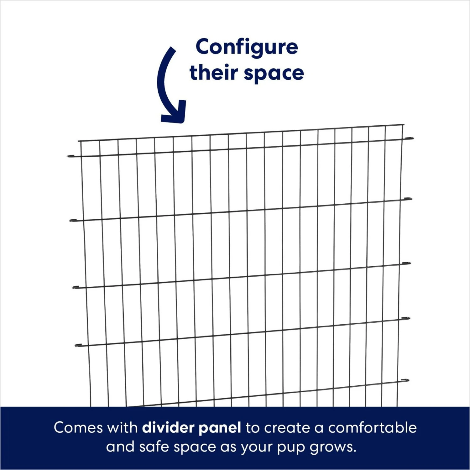 Frisco Heavy Duty Fold & Carry Single Door Collapsible Wire Dog Crate 7 Frisco Heavy Duty Fold & Carry Single Door Collapsible Wire Dog Crate - Image 5