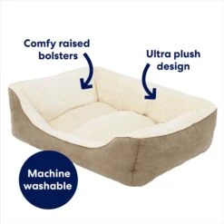 Frisco Rectangular Bolster Cat & Dog Bed 12 Frisco Rectangular Bolster Cat & Dog Bed -Frisco 113275 PT4. AC SS1800 V1667227172