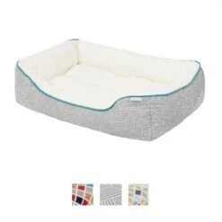 Frisco Sherpa Rectangular Bolster Cat & Dog Bed 9 Frisco Sherpa Rectangular Bolster Cat & Dog Bed -Frisco 144851 PT2. AC SS1800 V1566404560