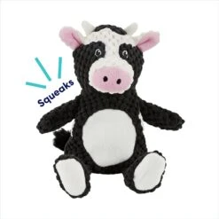 Frisco Cow Textured Plush Squeaky Dog Toy 10 Frisco Cow Textured Plush Squeaky Dog Toy -Frisco 147059 PT2. AC SS1800 V1691776574