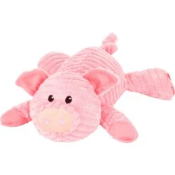 Best Seller 23 Frisco Corduroy Plush Squeaking Pig Dog Toy