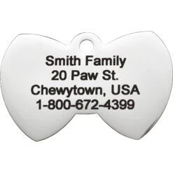 Frisco Stainless Steel Personalized Dog & Cat ID Tag, Bow Tie 12 Frisco Stainless Steel Personalized Dog & Cat ID Tag, Bow Tie -Frisco 152997 PT3. AC SS1800 V1548964672