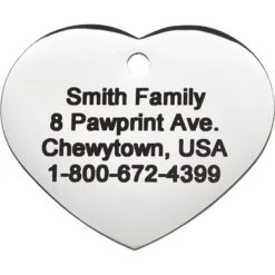 Frisco Personalized Dog & Cat ID Tag, Heart 12 Frisco Personalized Dog & Cat ID Tag, Heart -Frisco 153006 PT3. AC SS1800 V1548964752