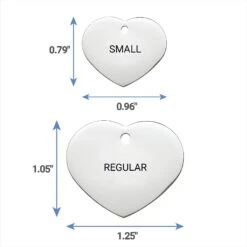 Frisco Personalized Dog & Cat ID Tag, Heart 15 Frisco Personalized Dog & Cat ID Tag, Heart -Frisco 153006 PT6. AC SS1800 V1541090218