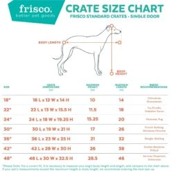 Frisco Fold & Carry Single Door Collapsible Wire Dog Crate -Frisco 160808 PT2. AC SS1800 V1568641021