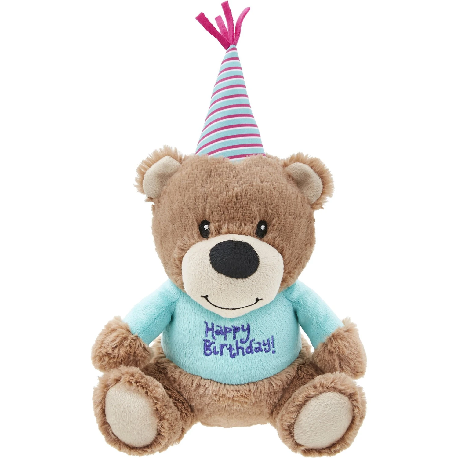 Frisco Birthday Bear Plush Squeaky Dog Toy 3 Frisco Birthday Bear Plush Squeaky Dog Toy