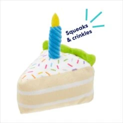 Frisco Birthday Cake Slice Plush Squeaky Dog Toy 10 Frisco Birthday Cake Slice Plush Squeaky Dog Toy -Frisco 162906 PT2. AC SS1800 V1695659151