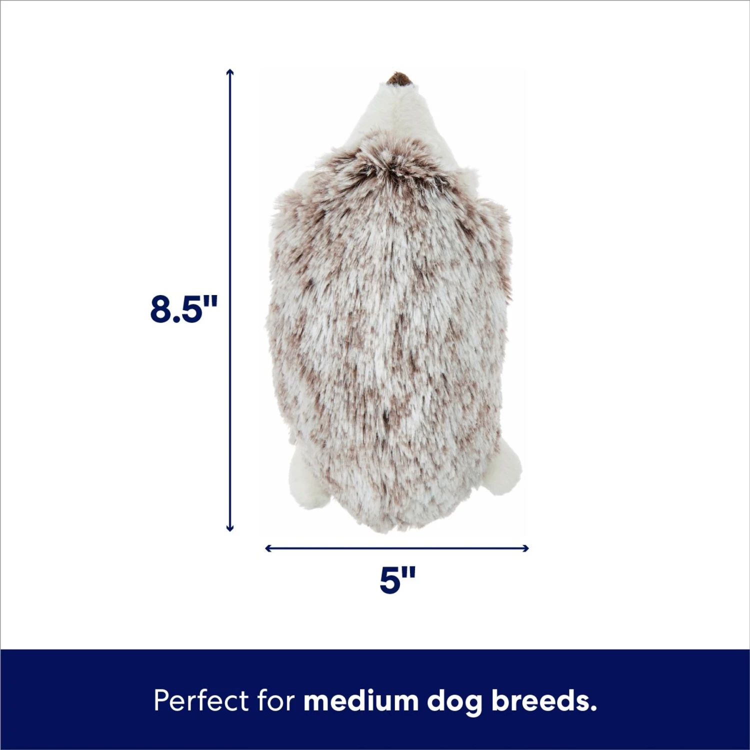 Frisco Hedgehog Plush Squeaky Dog Toy 4 Frisco Hedgehog Plush Squeaky Dog Toy - Image 2