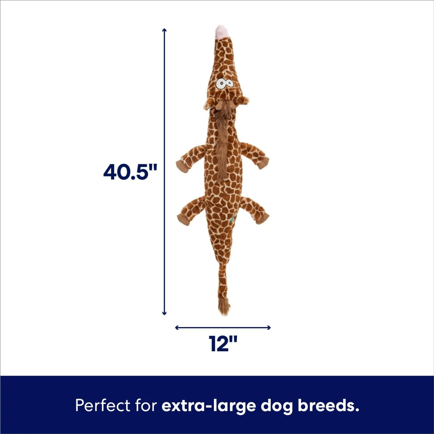 Frisco Giraffe Wagazoo Plush Squeaky Dog Toy 4 Frisco Giraffe Wagazoo Plush Squeaky Dog Toy - Image 2