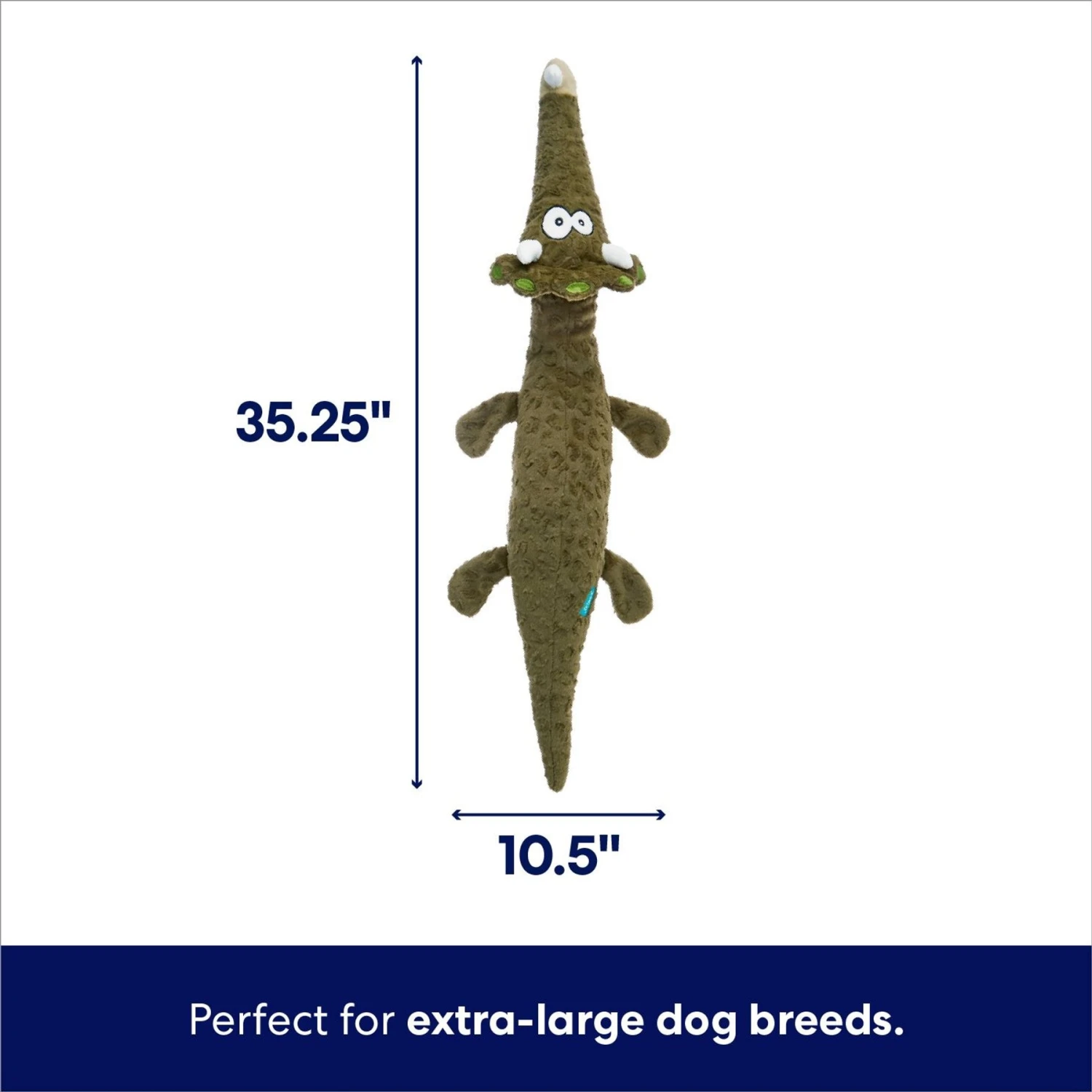 Frisco Triceratops Wagazoo Plush Squeaky Dog Toy 4 Frisco Triceratops Wagazoo Plush Squeaky Dog Toy - Image 2