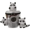 Frisco Trash Can & Raccoons Hide & Seek Puzzle Plush Squeaky Dog Toy 2 Frisco Trash Can & Raccoons Hide & Seek Puzzle Plush Squeaky Dog Toy -Frisco 174757 Main. AC SS1800 V1572616728