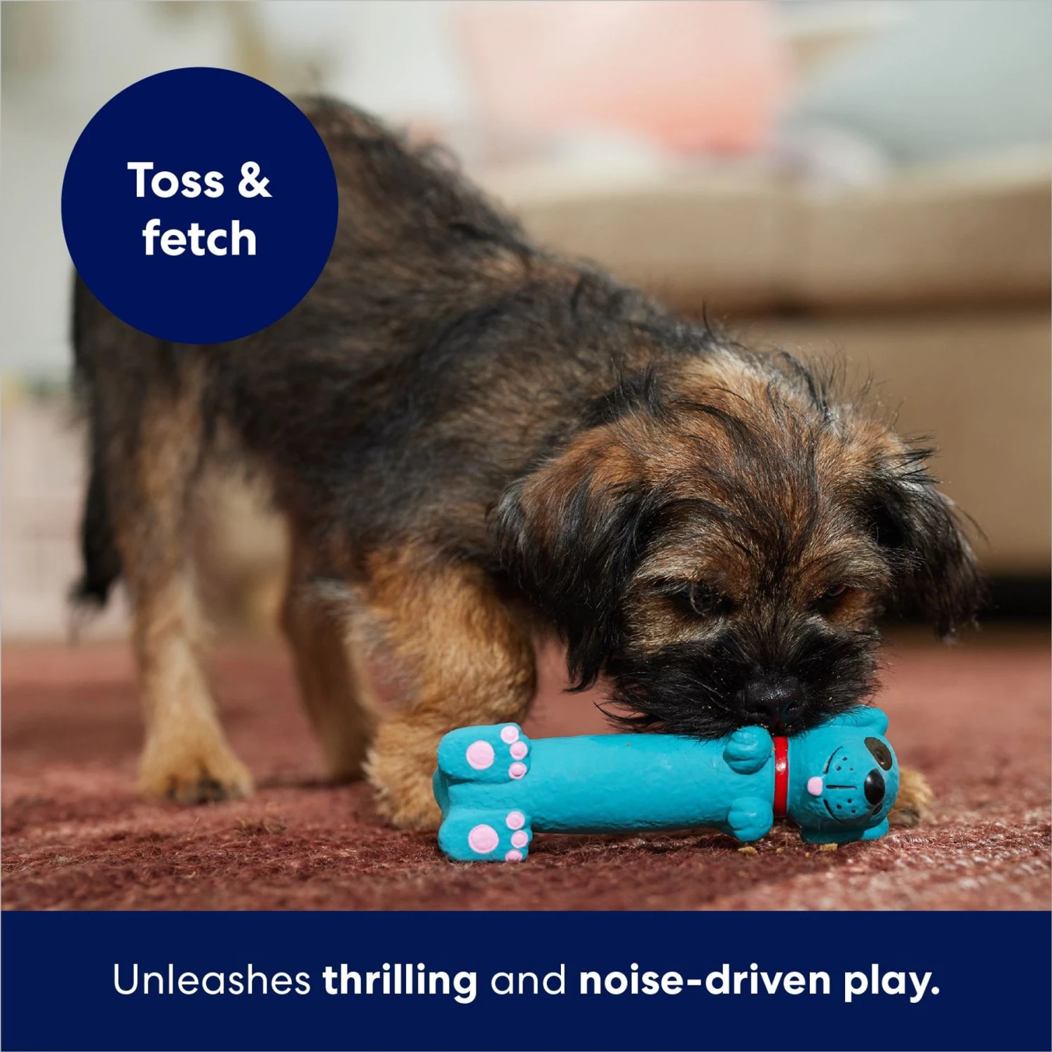 Frisco Latex Squeaky Puppy Toy 7 Frisco Latex Squeaky Puppy Toy - Image 5