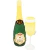 Frisco Champagne & Flute Plush Squeaky Dog Toy 1 Frisco Champagne & Flute Plush Squeaky Dog Toy -Frisco 183243 Main. AC SS1800 V1573748286