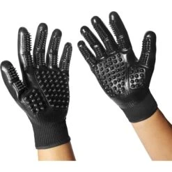 Frisco Dog & Cat Deshedding & Grooming Gloves, Black 16 Frisco Dog & Cat Deshedding & Grooming Gloves, Black -Frisco 206843 PT7. AC SS1800 V1680186390