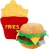 Frisco Burger & Fries Plush Squeaky Dog Toy -Frisco 213822 MAIN. AC SS1800 V1590069376