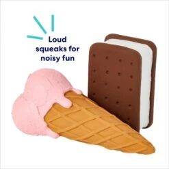 Frisco Ice Cream Sandwich & Ice Cream Cone Latex Squeaky Dog Toy 9 Frisco Ice Cream Sandwich & Ice Cream Cone Latex Squeaky Dog Toy -Frisco 213840 PT2. AC SS1800 V1695748351
