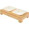 Frisco Square Melamine Dog & Cat Bowl Set With Bamboo Stand 2 Frisco Square Melamine Dog & Cat Bowl Set With Bamboo Stand -Frisco 232076 MAIN. AC SS1800 V1605053508