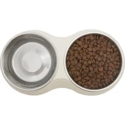 Frisco Stainless Steel Double Dog Bowls With Melamine Stand 9 Frisco Stainless Steel Double Dog Bowls With Melamine Stand -Frisco 232092 PT3. AC SS1800 V1605142922