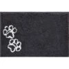 Frisco Microfiber Chenille Paw Print Dog & Cat Mat, Dark Gray 2 Frisco Microfiber Chenille Paw Print Dog & Cat Mat, Dark Gray -Frisco 235894 MAIN. AC SS1800 V1603316200