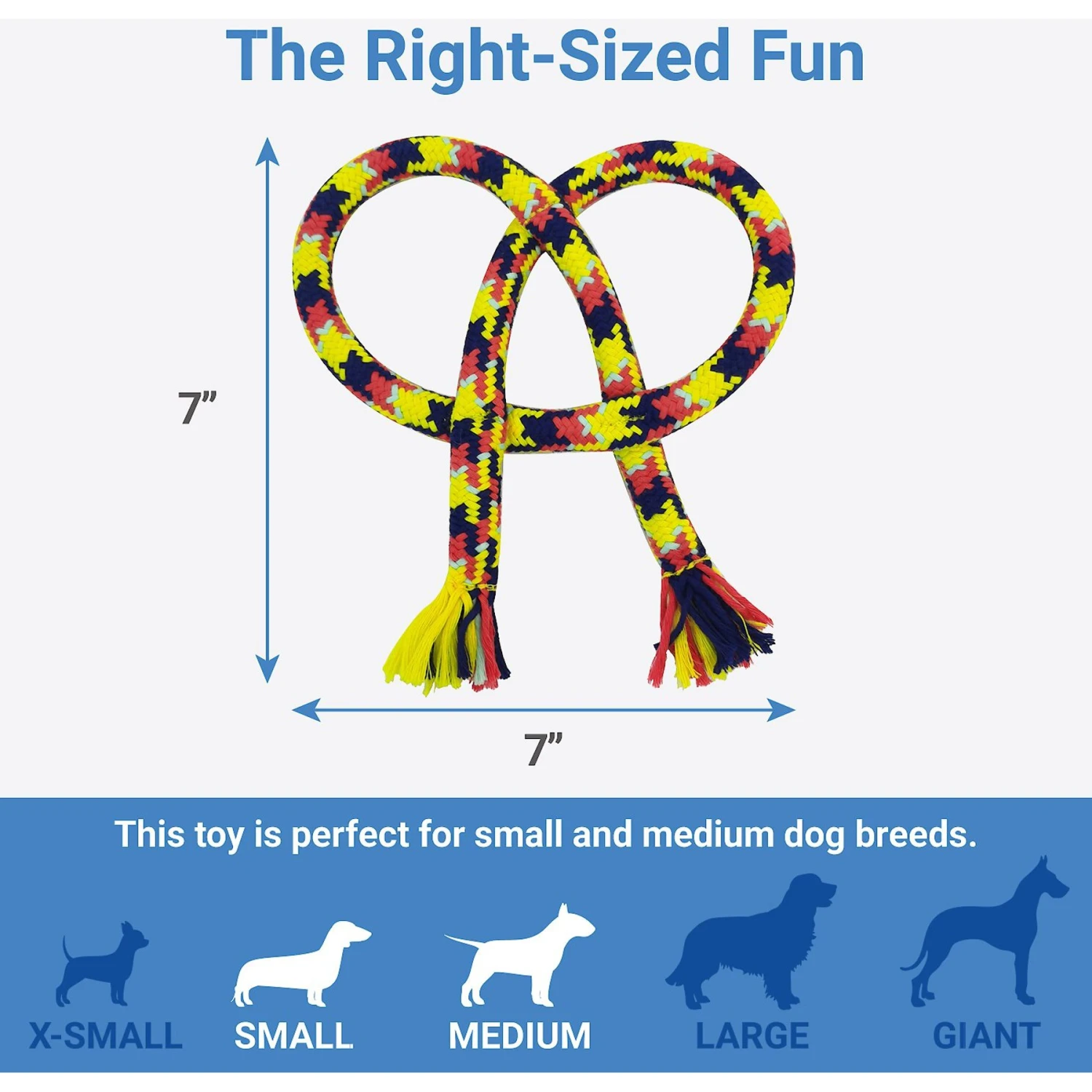 Frisco Pretzel Rope Dog Toy 4 Frisco Pretzel Rope Dog Toy - Image 2