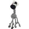 Frisco Zebra Rope Squeaky Dog Toy