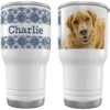 Frisco Double Walled Boho Damask Personalized Tumbler, 30-oz Cup -Frisco 250749 MAIN. AC SS1800 V1606680437