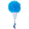 Frisco Baseball Cotton Candy Plush With Rope Squeaky Dog Toy -Frisco 252750 MAIN. AC SS1800 V1613158574