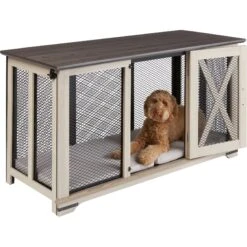 Frisco "Denver" Dog Crate Credenza & Mat Kit -Frisco 255326 PT3. AC SS1800 V1617037359