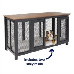 Frisco "Venice" Dog Crate Credenza & Mat Kit -Frisco 255328 PT3. AC SS1800 V1667228979