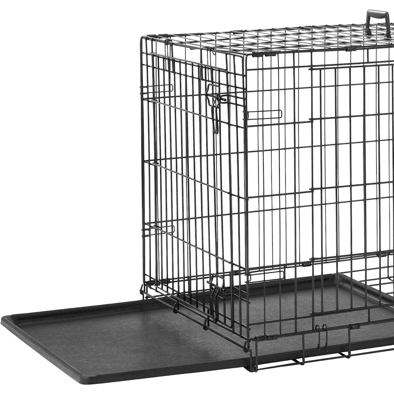 Frisco Heavy Duty Fold & Carry Double Door Collapsible Wire Dog Crate & Frisco Wire Dog & Small Pet Exercise Pen With Step-Through Door 4 Frisco Heavy Duty Fold & Carry Double Door Collapsible Wire Dog Crate & Frisco Wire Dog & Small Pet Exercise Pen With Step-Through Door - Image 2