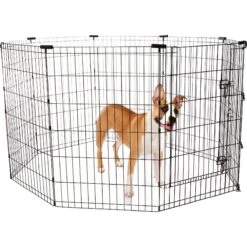 Frisco Heavy Duty Fold & Carry Double Door Collapsible Wire Dog Crate & Frisco Wire Dog & Small Pet Exercise Pen With Step-Through Door 11 Frisco Heavy Duty Fold & Carry Double Door Collapsible Wire Dog Crate & Frisco Wire Dog & Small Pet Exercise Pen With Step-Through Door -Frisco 255537 PT4. AC SS1800 V1603646503
