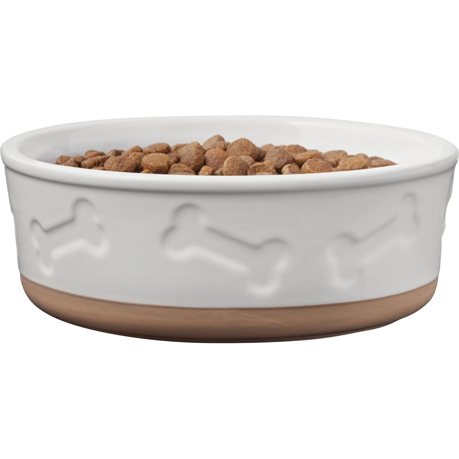 Frisco Bones Non-skid Ceramic Dog & Cat Bowl 6 Frisco Bones Non-skid Ceramic Dog & Cat Bowl - Image 4