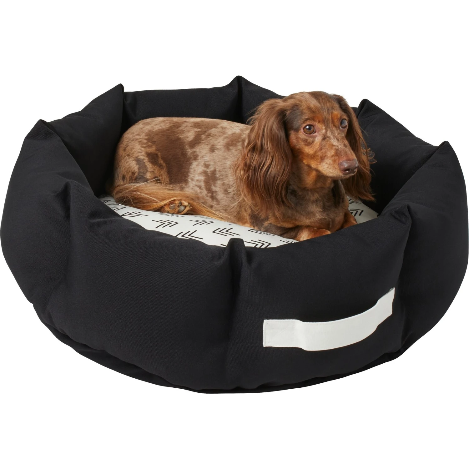 Frisco Indoor/Outdoor Deep Dish Cuddler Bolster Cat & Dog Bed 5 Frisco Indoor/Outdoor Deep Dish Cuddler Bolster Cat & Dog Bed - Image 3