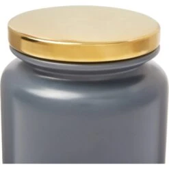 Frisco Modern Gold Rim Ceramic Treat Jar 10 Frisco Modern Gold Rim Ceramic Treat Jar -Frisco 270190 PT5. AC SS1800 V1627669956