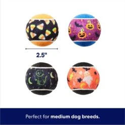 Frisco Halloween Glow In The Dark Fetch Squeaky Tennis Ball Dog Toy 9 Frisco Halloween Glow In The Dark Fetch Squeaky Tennis Ball Dog Toy -Frisco 270525 PT1. AC SS1800 V1689876575