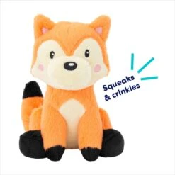 Frisco Camping Fox Plush Squeaky Dog Toy -Frisco 270993 PT2. AC SS1800 V1686579212