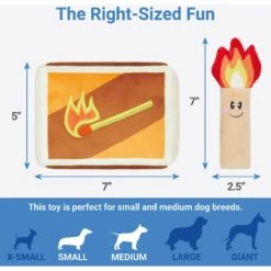 Frisco Camping Match Box 2-in-1 Plush Squeaky Dog Toy 7 Frisco Camping Match Box 2-in-1 Plush Squeaky Dog Toy -Frisco 271029 PT1. AC SS1800 V1626368486