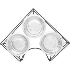 Frisco Multi Pet Feeding Corner 3-Bowls Stainless Steel Dog & Cat Bowl 11 Frisco Multi Pet Feeding Corner 3-Bowls Stainless Steel Dog & Cat Bowl -Frisco 277561 PT4. AC SS1800 V1627935444