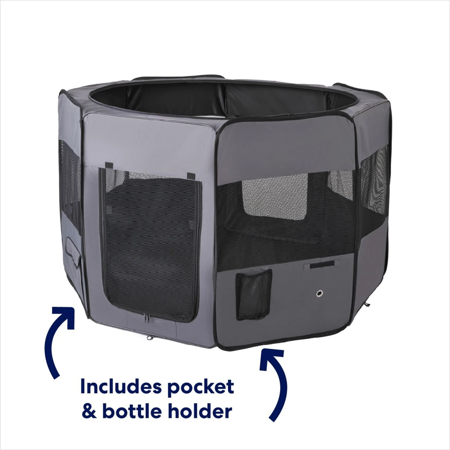 Frisco Soft-Sided Dog, Cat & Small Pet Exercise Playpen 6 Frisco Soft-Sided Dog, Cat & Small Pet Exercise Playpen - Image 4