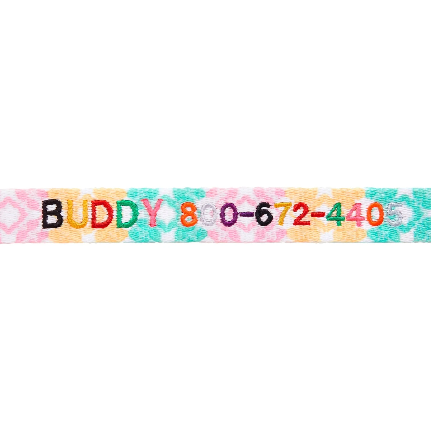 Frisco Pastel Tie Dye Polyester Personalized Dog Collar 5 Frisco Pastel Tie Dye Polyester Personalized Dog Collar - Image 3
