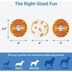 Frisco Fall Box Of Donuts Hide & Seek Puzzle Plush Squeaky Dog Toy -Frisco 285639 PT2. AC SS1800 V1636990890