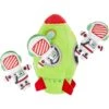 Frisco Holiday Rocket Ship Hide & Seek Puzzle Plush Squeaky Dog Toy -Frisco 287101 MAIN. AC SS1800 V1694813221