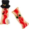 Frisco Holiday Bacon Plush Squeaky Dog Toy, 2 Count -Frisco 287143 MAIN. AC SS1800 V1632775965