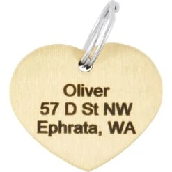 Frisco Brass Personalized Dog & Cat ID Tag, Heart 9 Frisco Brass Personalized Dog & Cat ID Tag, Heart -Frisco 296197 PT4. AC SS1800 V1628186527