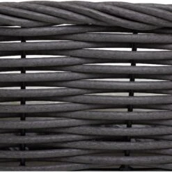 Frisco Elevated Rectangle Wicker Dog & Cat Bed With Eyelash Faux Fur Cushion -Frisco 296679 PT4. AC SS1800 V1633111612