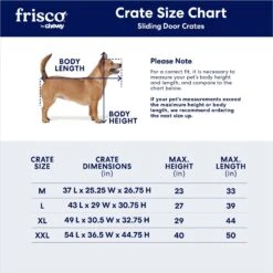 Frisco Heavy Duty Enhanced Lock Sliding Double Door Fold & Carry Wire Dog Crate & Mat Kit -Frisco 297461 PT2. AC SS1800 V1633114592