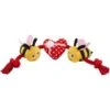Frisco Valentine Bee Mine Plush With Rope Squeaky Dog Toy 2 Frisco Valentine Bee Mine Plush With Rope Squeaky Dog Toy -Frisco 298937 MAIN. AC SS1800 V1637693744