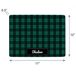 Frisco Plaid Personalized Dog & Cat Placemat 10 Frisco Plaid Personalized Dog & Cat Placemat -Frisco 299564 PT3. AC SS1800 V1636120294