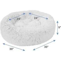 Frisco Eyelash Cat & Dog Bolster Bed & Frisco Eyelash Cat & Dog Blanket -Frisco 303412 PT2. AC SS1800 V1623038251