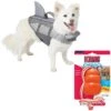 Frisco Shark Dog Life Jacket & KONG Aqua Dog Toy 1 Frisco Shark Dog Life Jacket & KONG Aqua Dog Toy -Frisco 303588 MAIN. AC SS1800 V1623060442